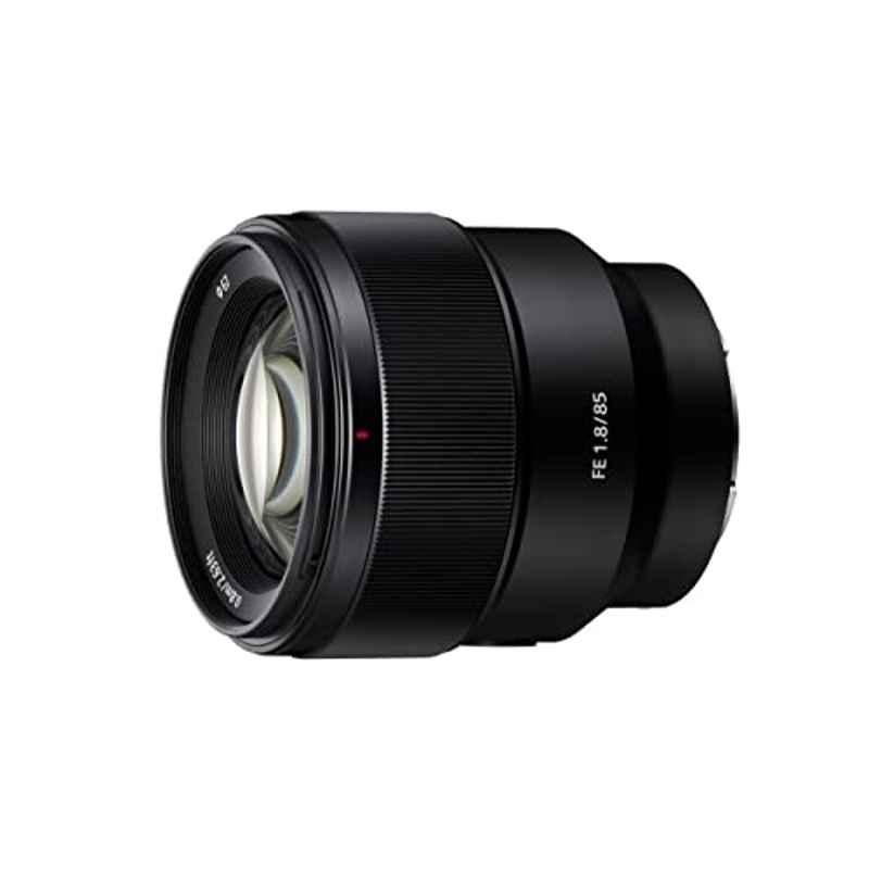 Sony SEL85F18 85mm F1.8 Full-Frame E Mount Mid-Telephoto Prime Camera Lens for Portrait Photography, SEL85F18 SYX