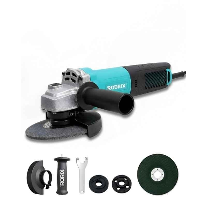Rodrix RD-1100 1100W 3000rpm Copper Armature Angle Grinde for Grinding, Cutting & Polishing