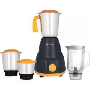 Havok 750W Plastic Black & Orange Copper Winding Motor Mixer Grinder with 4 Jars, HVK29292/4