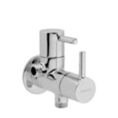 Somany Florence Brass Chrome Finish Two Way Angle Valve, 272210190061
