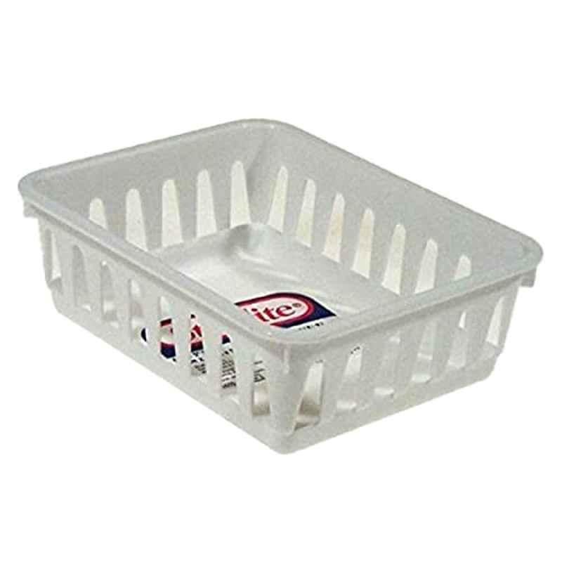 Sterilite White Small Handy Basket, 16058024