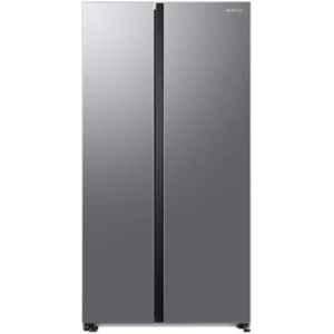 Samsung 653 Litre EZ Clean Steel Frost Free Side By Side 3 Star Refrigerator, RS76CG8113SLHL