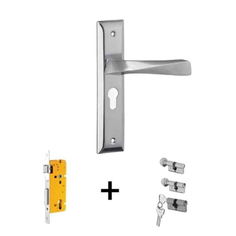 Dorset ML Series Noha ML NO 70mm Stainless Steel Lock Set with Knob & Key (Pack of 2)