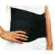P+caRe Black Contoured Back Support, A1010, Size: M