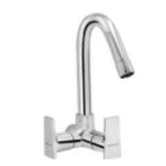 Somany Olive Brass Chrome Finish Two Way Sink Tap, 272210330261