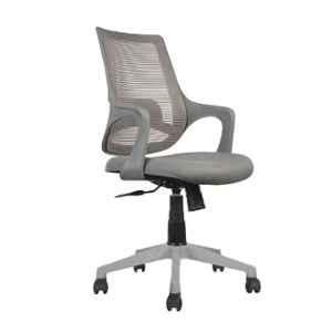Rose Mono Mesh Grey Medium Back Revolving Ergonomic Office Chair