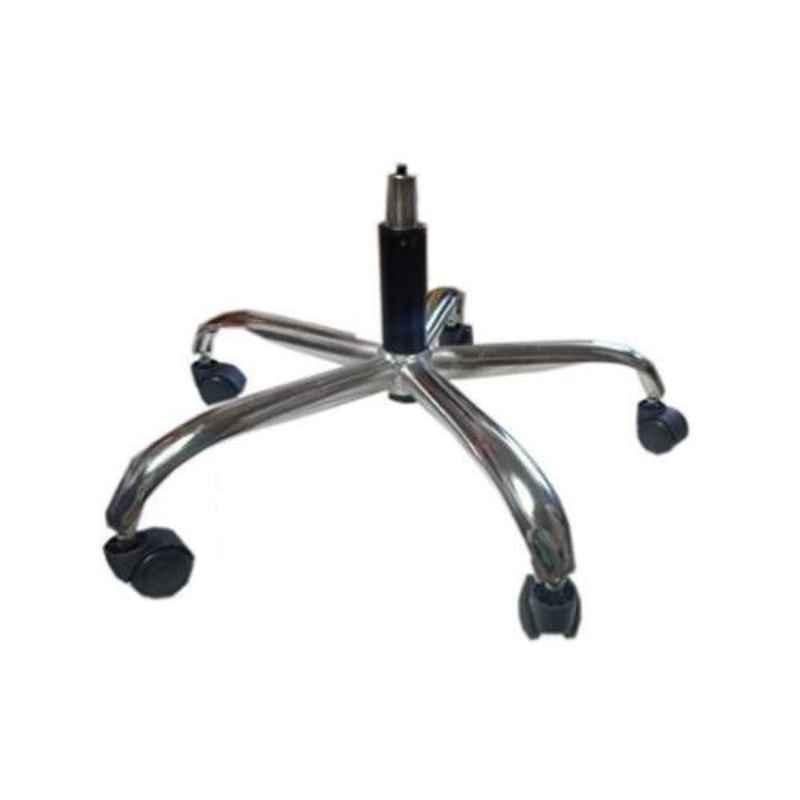MRC Steel 3 In 1 Silver Chair Replacement Stand, Chair Lifter & Wheel Combo