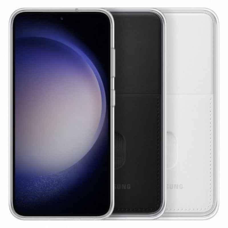 Samsung S23 White Frame Cover Case, EF-MS911