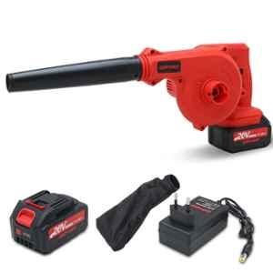 Tomahawk Oxford 20V 11000-18000rpm Portable Handheld Cordless Blower with 3Ah Battery & Quick Charging for Cleaning Home, Car, Garden & Office, O-80