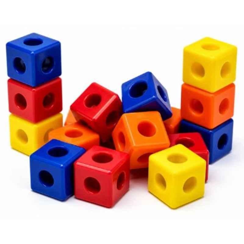 Harrison Enterprises 140 Pcs Plastic Multicolour Interlocking Building Blocks Set
