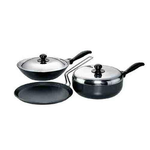 Buy Hawkins Futura Non-Stick 2 Pieces Cookware Set, QS6 Online At Best  Price On Moglix