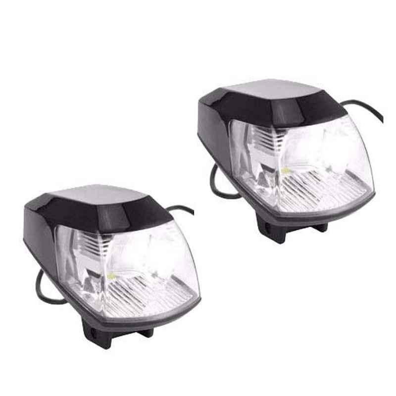 AllExtreme EX1WL2P 2 Pcs 20W White CREE LED Waterproof Fog Light with USB Charging Port Set