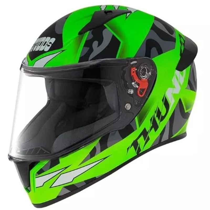 Buy Studds N9 Expanded Polystyrene Matt Neon Green Full Face Full