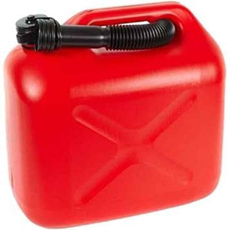 Abbasali 10L HDPE Red Petrol Can