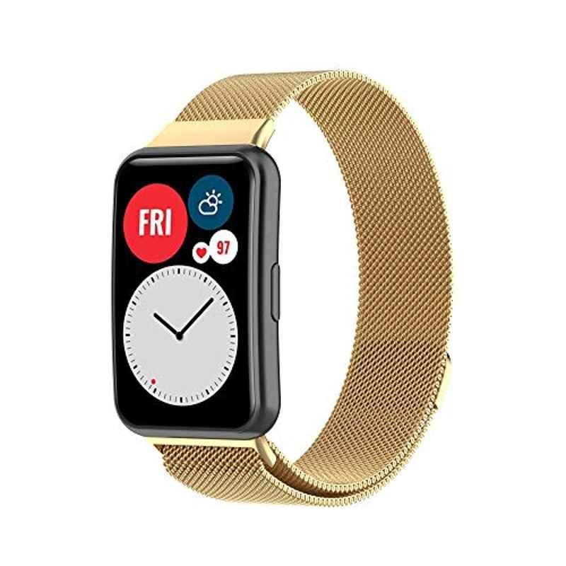 Rubik 41, 40 & 38mm Metal Gold Magnetic Mesh Band