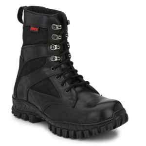 Graphene R 505 Pure Leather Steel Toe Black Work Safety Shoes, Size: 6