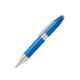 Cross X Cobalt Black Ink Cobalt Blue Lacquer Chrome Finish Roller Ball Pen with 1 Pc Black Gel Ink Refill Set, AT0725-4