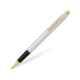 Cross Classic Century Black Ink Chrome & 23 Karat Gold-Plated Roller Ball Pen with 1 Pc Black Gel Ink Refill Set, AT0085-109