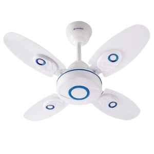 Candes Nexo Ultra High Speed White & Blue 4 Blade Ceiling Fan, Sweep: 600 mm