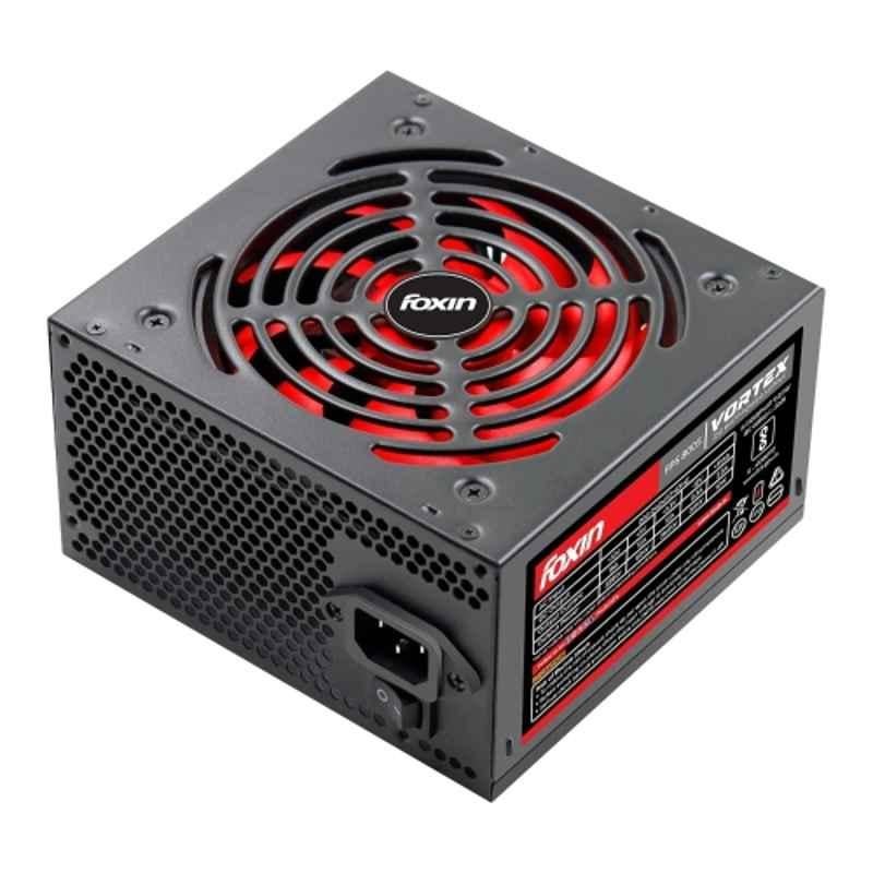 Foxin Vortex 350W 220V ATX SMPS Power Supply with 120mm Low Noise Fan & 1.2m Cable for PC, Gaming & Office, FPS-800S