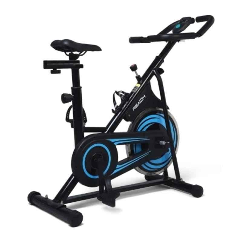 Reach Vision MII Spin Bike Exercise Fitness Cycle with 6.5kg Flywheel Adjustable Resistance & LCD Monitor