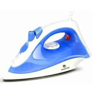 Novamax Rage 1200W 180ml PTFE Coated Non Stick Alloy Blue & White Steam Iron