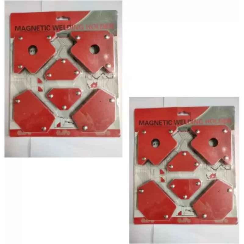 Malfah Enterprises 6Pcs 12.7cm Steel Edge Clamp Set (Pack of 2)