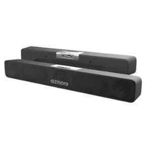 Gizmore GIZBAR 900 10W Black 2.0 Channel Home Theatre Sound Bar with Speaker
