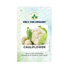 Only For Organic 50g Cauliflower Vegetable Seeds, OFOPPCAU0050