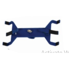 Borosil Aluminium PDC Double Burette Clamp, LABC8888AE2