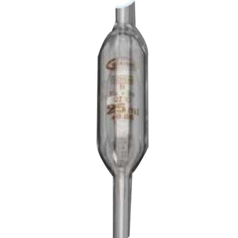 Glassco 2ml Glass Boro 3.3 Narrow Serialized Volumetric Flask, 134.536.00B (Pack of 2)