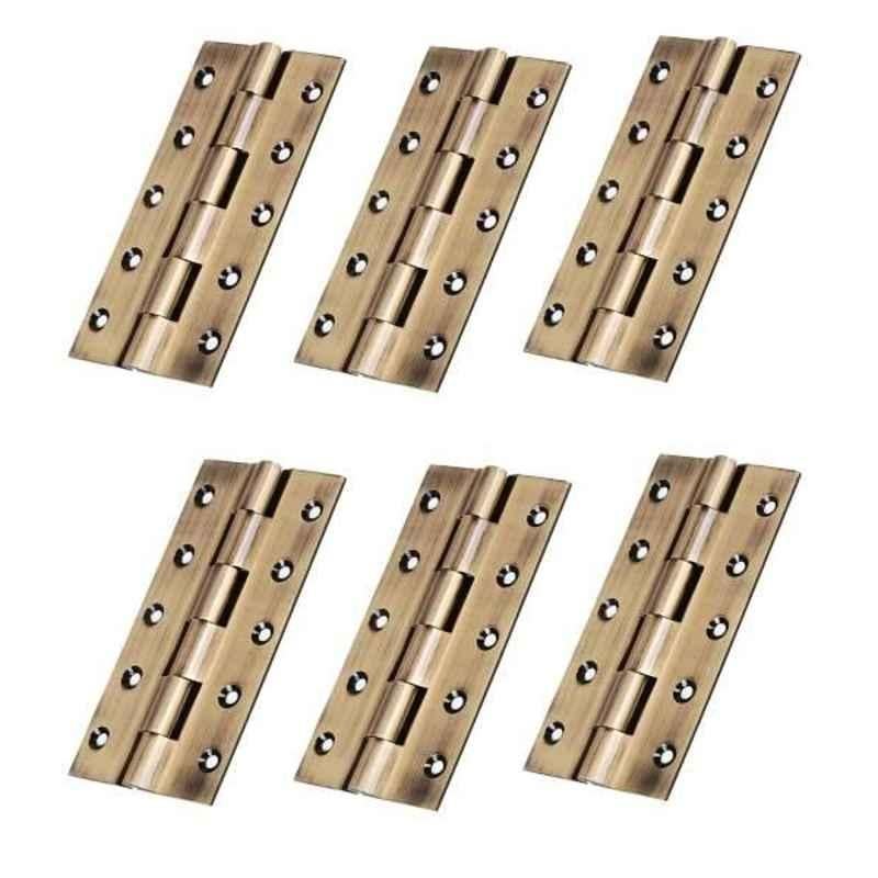 Antique brass shop hinges