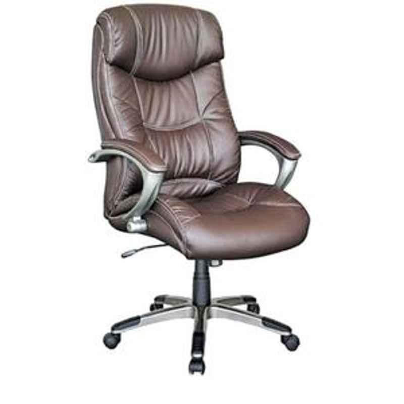 Divano Brown Colour Modular Office Chair, DM976 (Pack of 2)