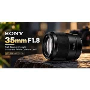 Sony SEL35F18F 35mm F1.8 Full-Frame E Mount Standard Prime Camera Lens, SEL35F18F/CSYX