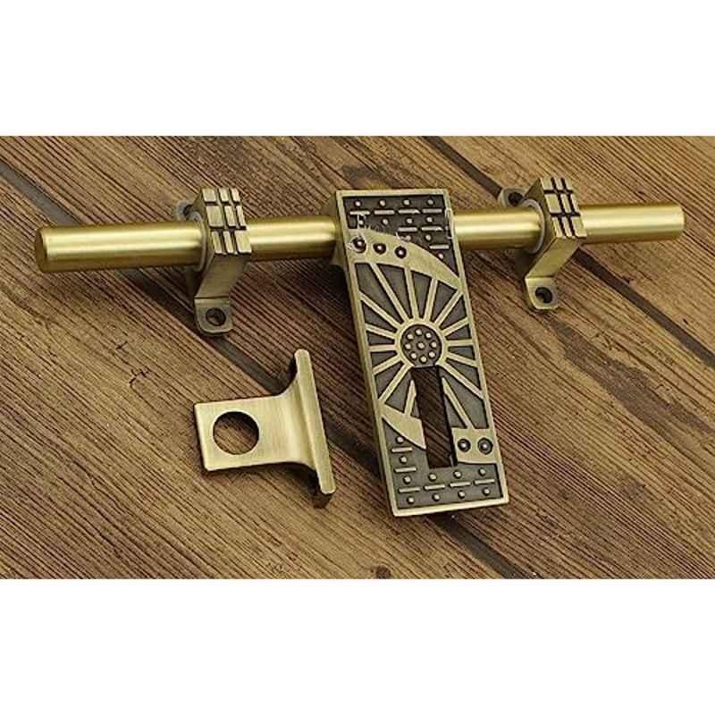 Jovial 10 inch 16mm Zinc Alloy Antique Brass Single Door Aldrop, Aldrop-1123