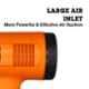 Eposch EP-102 1800W Orange Heat Gun for Shrink Wrapping, Packing & Paint Removal