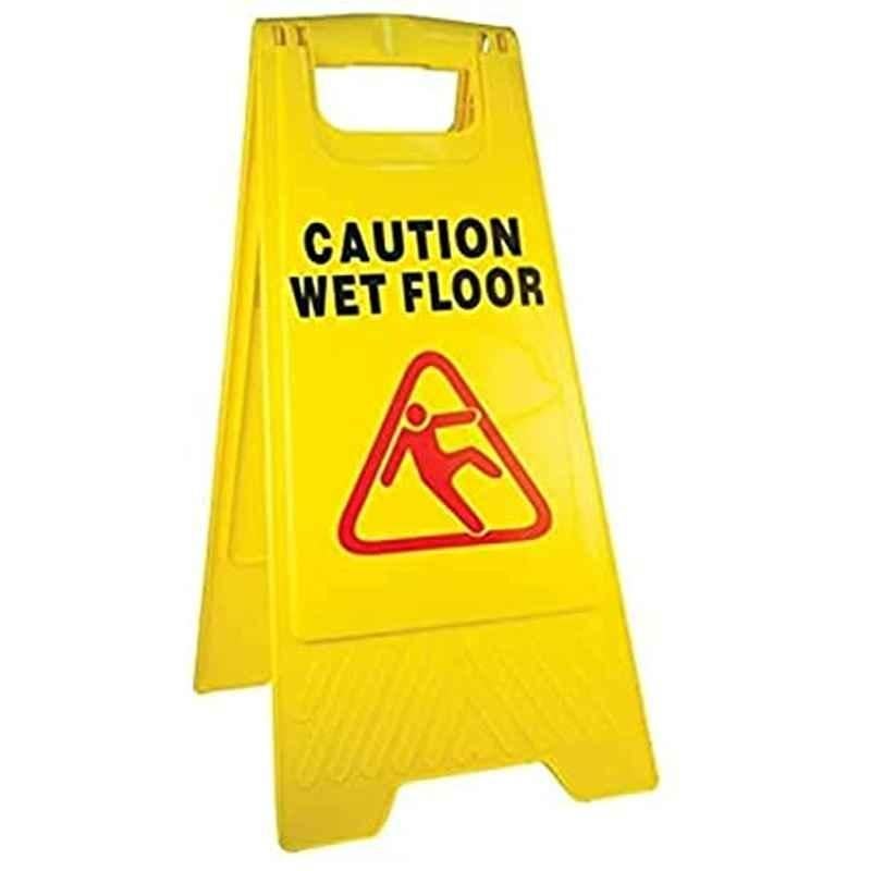 Abbasali Foldable Caution Wet Floor Sign Board
