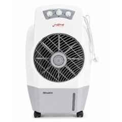 Zoom Shakti 45W 25 Litre ABS White & Grey Portable Desert Air Cooler with Wheels & 3 Speed Control