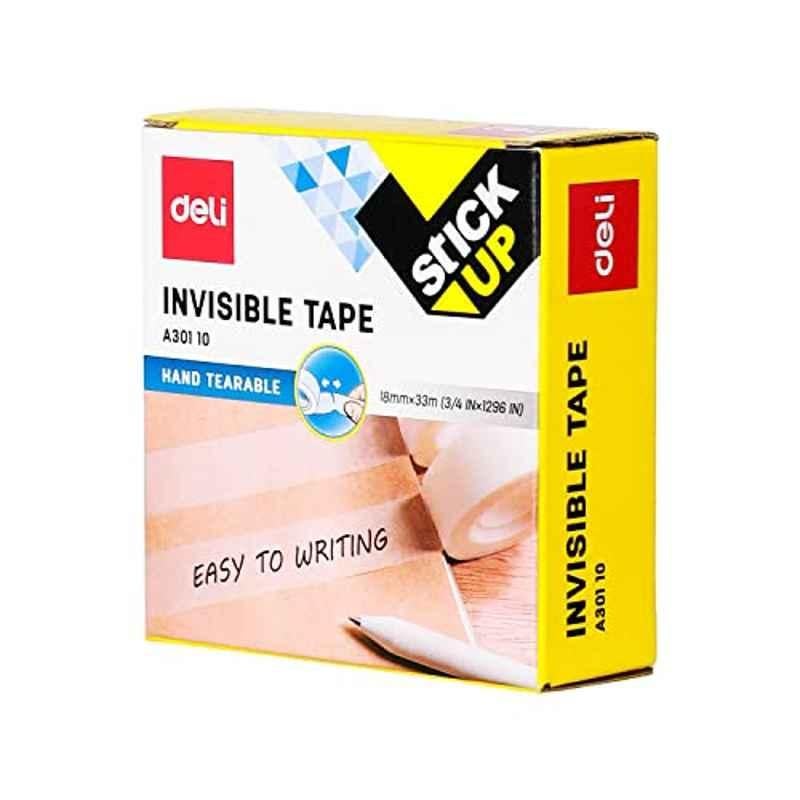 Deli 18mmx33m Acrylic Invisible Office Tape, EA30110