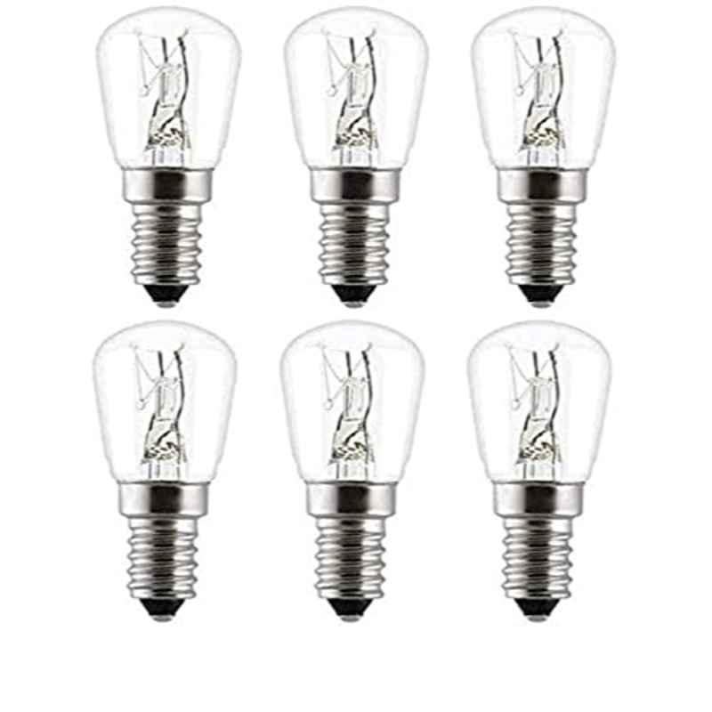 15W Warm Yellow 2700K Light Bulb (Pack of 6)