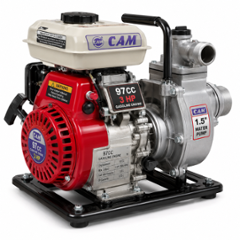 CAM 3HP 97cc 4 Stroke 1.5 inch Petrol Operated Agriculture Water Pump for Gardening & Farming Use