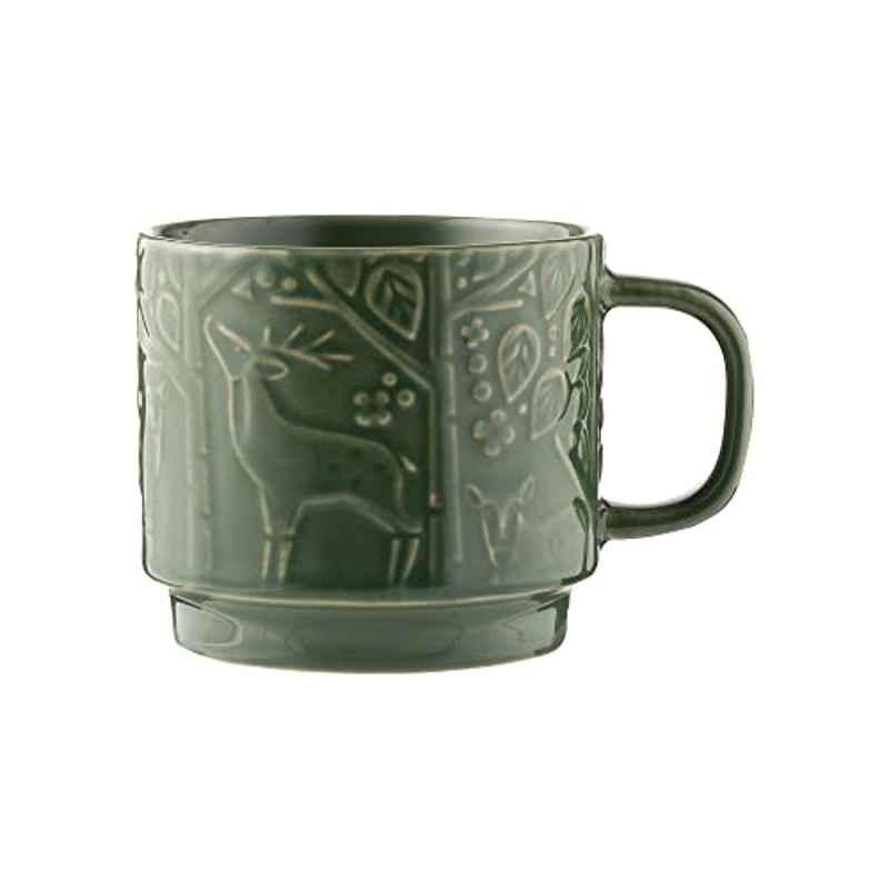 Mason Cash 300ml Stoneware Green The Forest Stoneware Mug, 2002.236