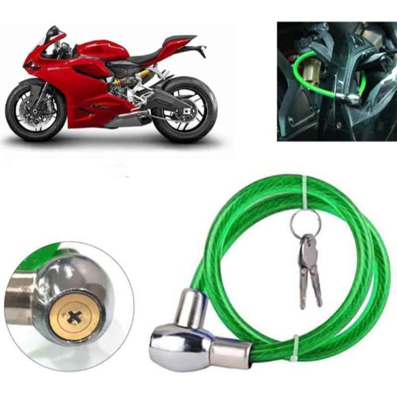 Auto Pearl PVC & Plastic Green Heavy Duty Cable Lock for 899 Panigale, 050