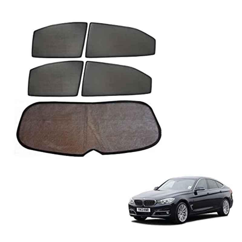 Kozdiko 5 Pcs Mesh Black Fixed Window & Rear Sun Shades Set for BMW 3 GT