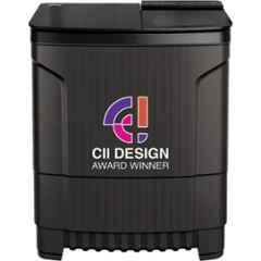 Godrej Edge Ultima 9kg 400W Crystal Grey Top Load Semi Automatic Washing Machine, WSEDGE ULT 90 5.0 DB2 M CSGR