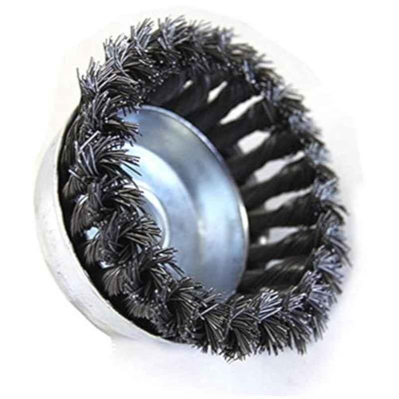 65mmxM14 Metal Knotted Twisted Wire Wheel Cup Brush