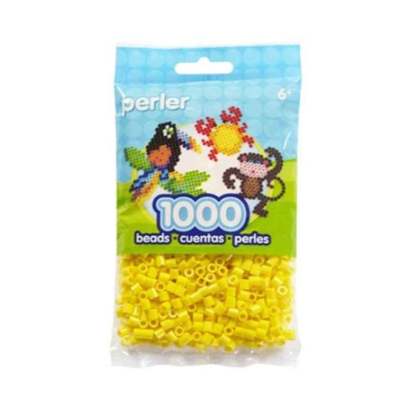 Perler 1000 Pcs 6.7 inch Yellow Beads, 80-19003