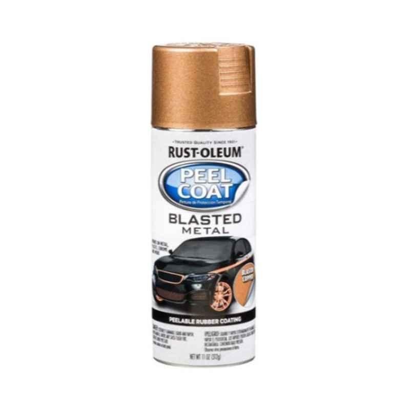 Rust-Oleum 325ml Clear Peel Coat Blasted Metal Spray, 276802