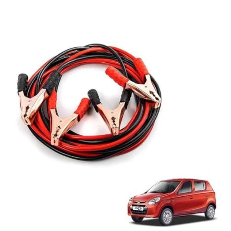 Kozdiko Heavy Duty Auto Jumper Battery Booster Wire Clamp with Alligator Wire for Maruti Suzuki Alto 800