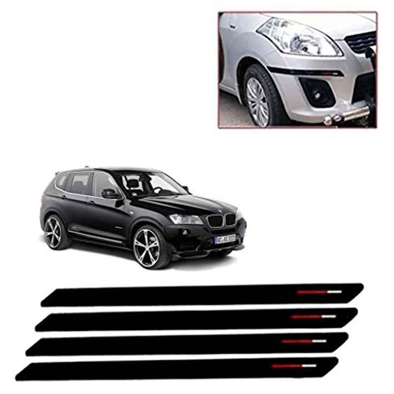 Kozdiko 4 Pcs Black & Red Bumper Protector Set for BMW X3